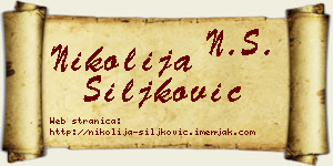 Nikolija Šiljković vizit kartica